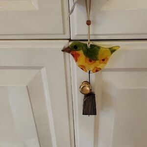 Colorful Ceramic Bird Wind Chime